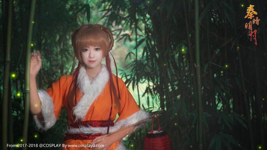 秦时明月墨家小可爱高月Cosplay古风萝莉写真(图4)