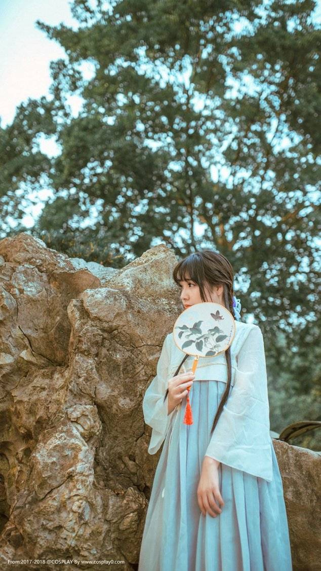 美媛馆清纯美少女萌妹子汉服Cosplay古风(图5)