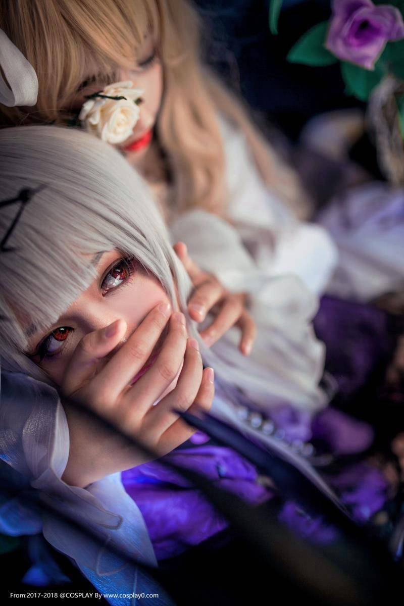 蔷薇少女大正水银灯雪华绮晶Cosplay可爱萝莉(图4)