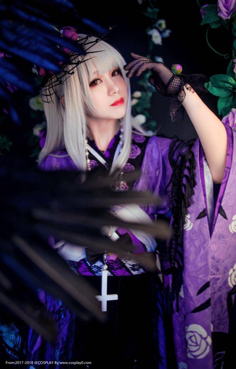 蔷薇少女大正水银灯雪华绮晶Cosplay可爱萝莉(图5)
