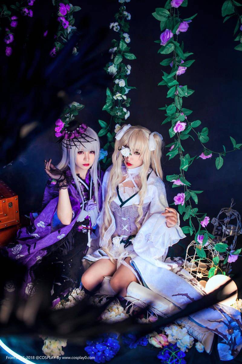 蔷薇少女大正水银灯雪华绮晶Cosplay可爱萝莉(图3)