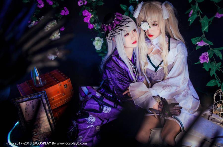 蔷薇少女大正水银灯雪华绮晶Cosplay可爱萝莉(图8)