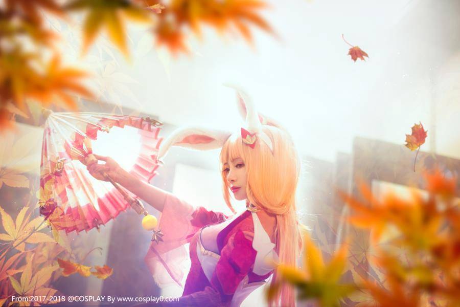 虎牙主播走路摇邹璐瑶王者荣耀公孙离幻舞玲珑Cosplay(图10)