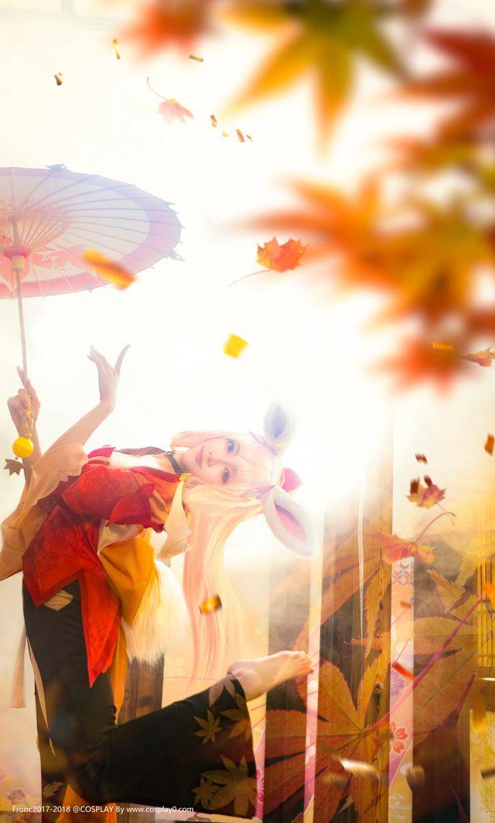 虎牙主播走路摇邹璐瑶王者荣耀公孙离幻舞玲珑Cosplay(图2)
