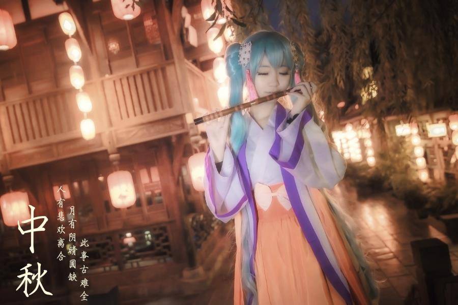 VOCALOID初音未来Cosplay萌妹子黑川古风(图8)