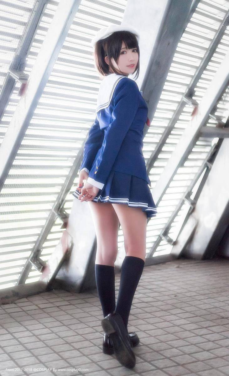 鳗鱼霏儿JK制服萝莉加藤惠Cosplay妹子图(图4)