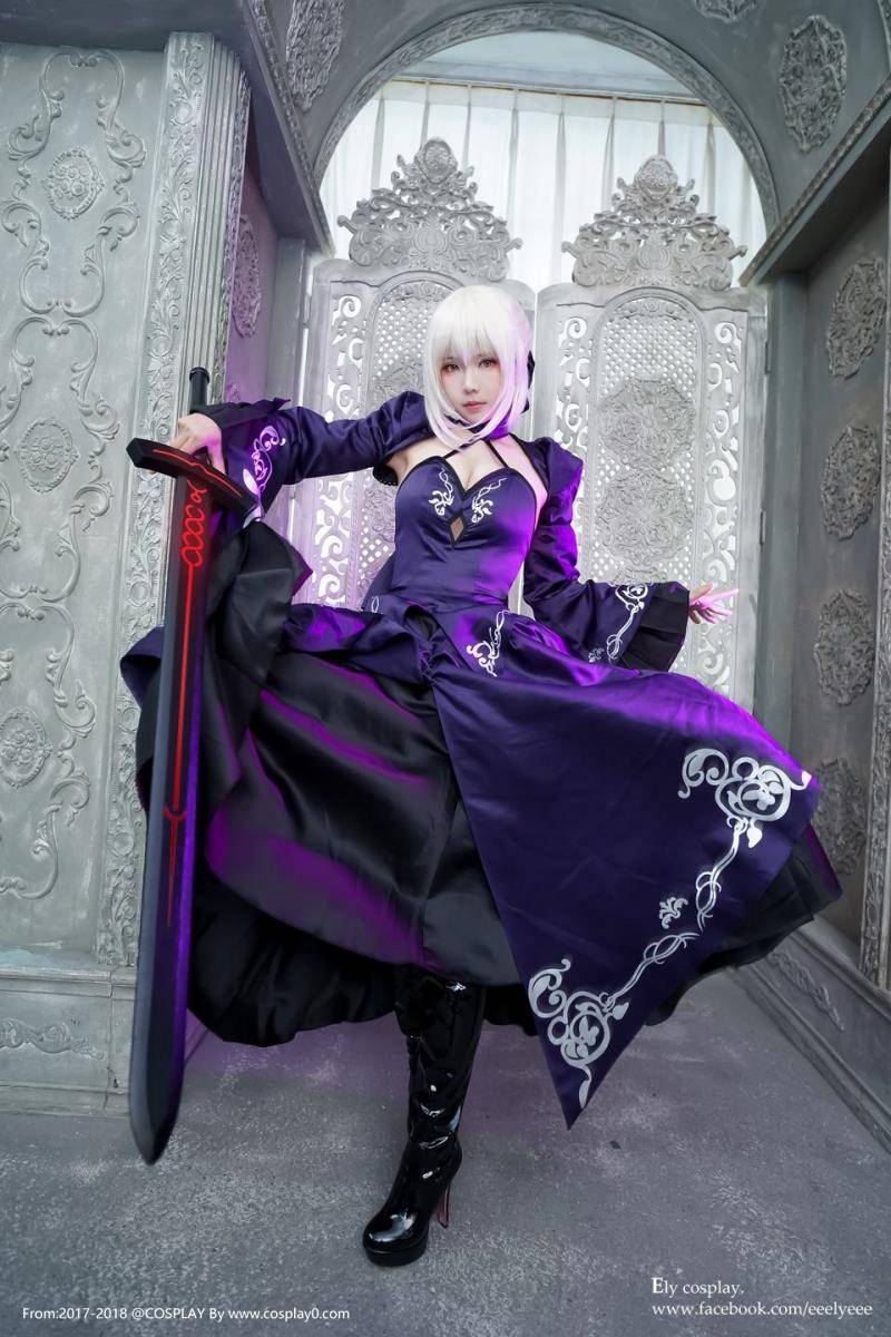 吾王saber同人半次元ElyEE子Cosplay美女写真本(图5)