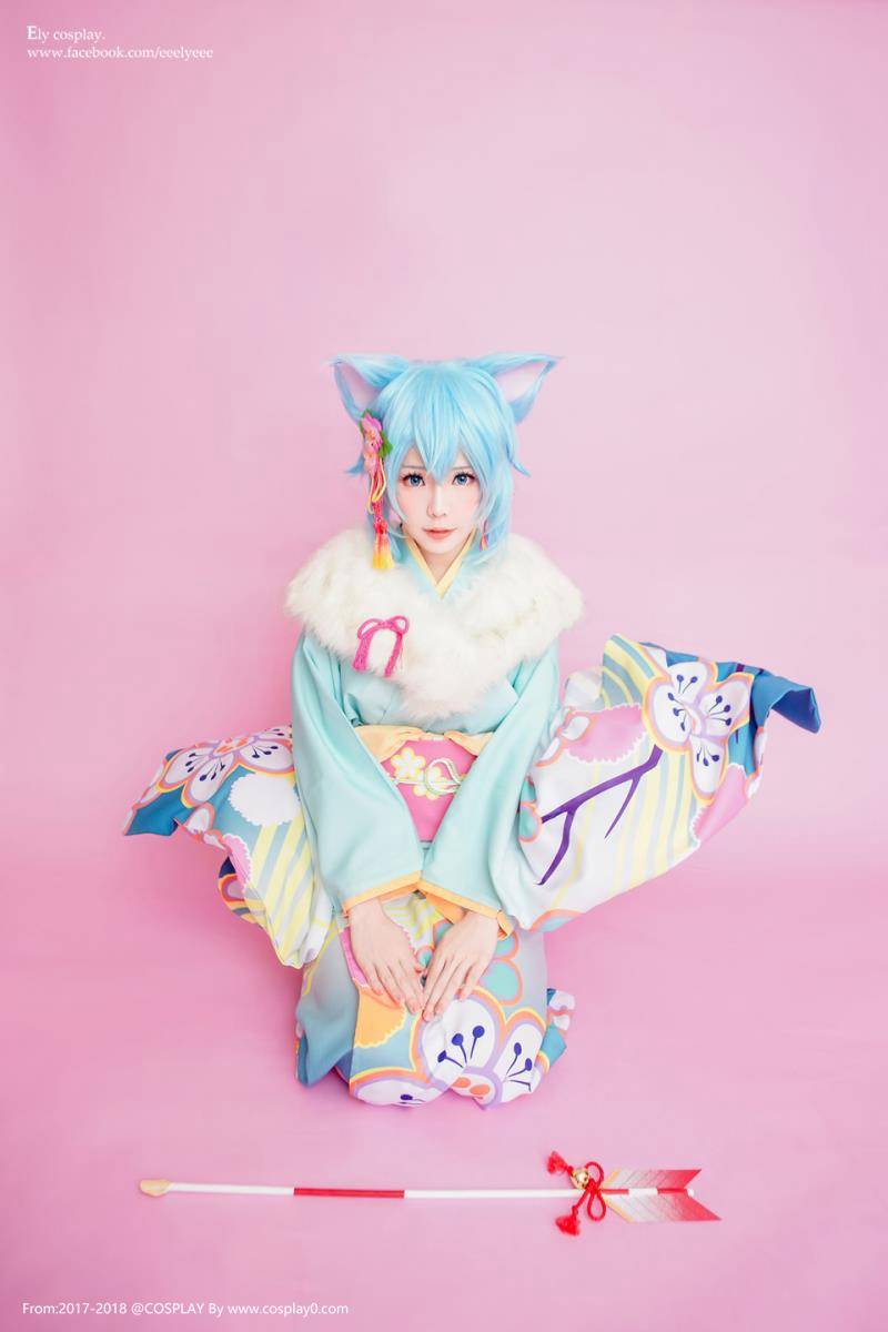 ElyEE子和风系列朝田诗乃Cosplay同人本子写真合集(图2)
