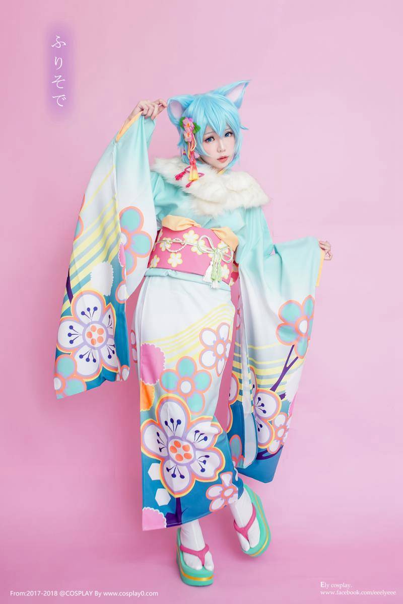 ElyEE子和风系列朝田诗乃Cosplay同人本子写真合集(图4)