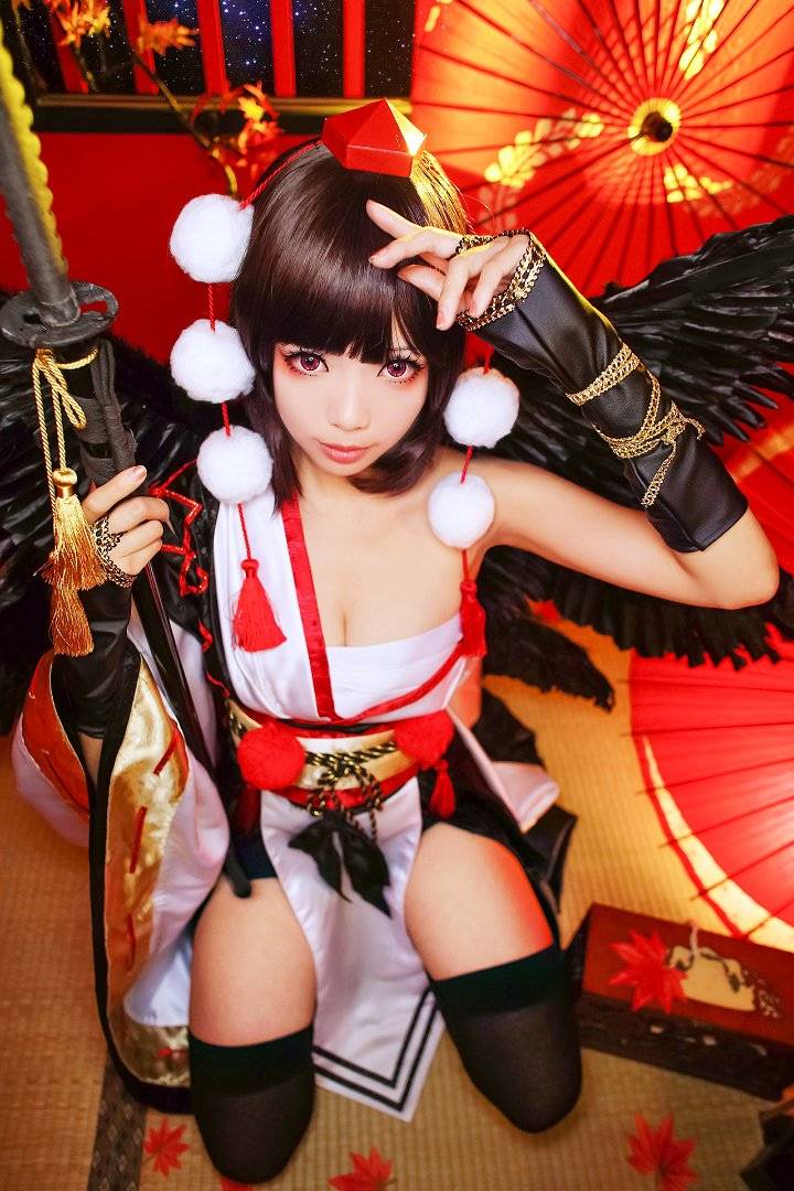 【cosplay】[Ely] Ely x Touhou Red Maple 1(图2)