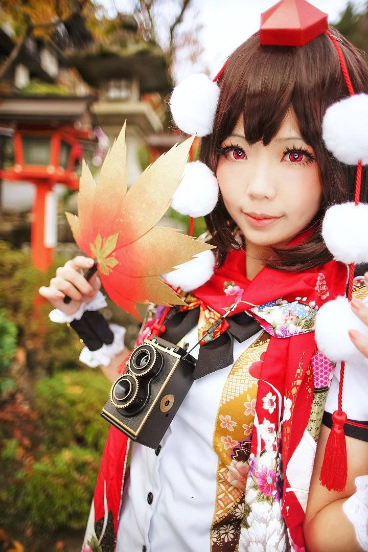 【cosplay】[Ely] Ely x Touhou Red Maple 1(图4)