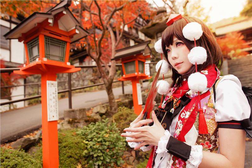 【cosplay】[Ely] Ely x Touhou Red Maple 1(图8)