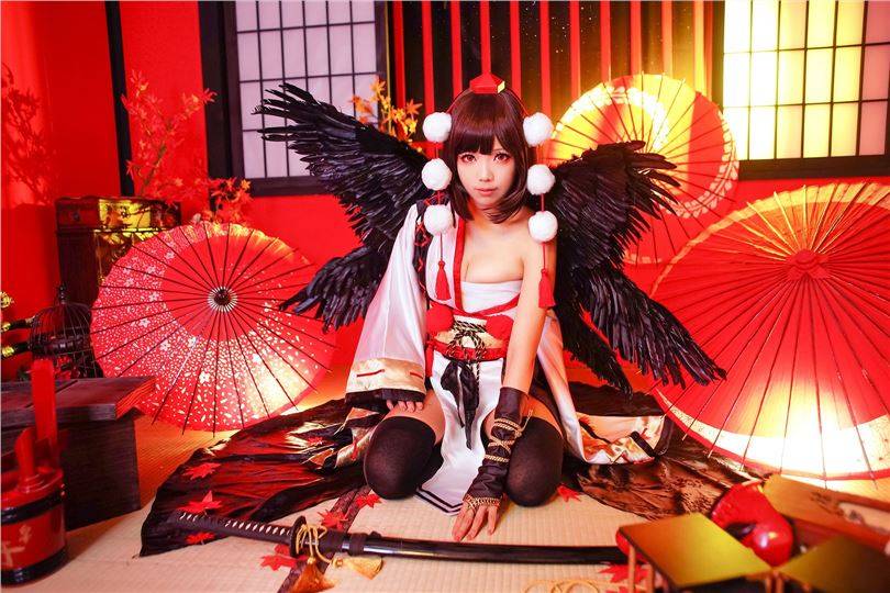 【cosplay】[Ely] Ely x Touhou Red Maple 1(图9)
