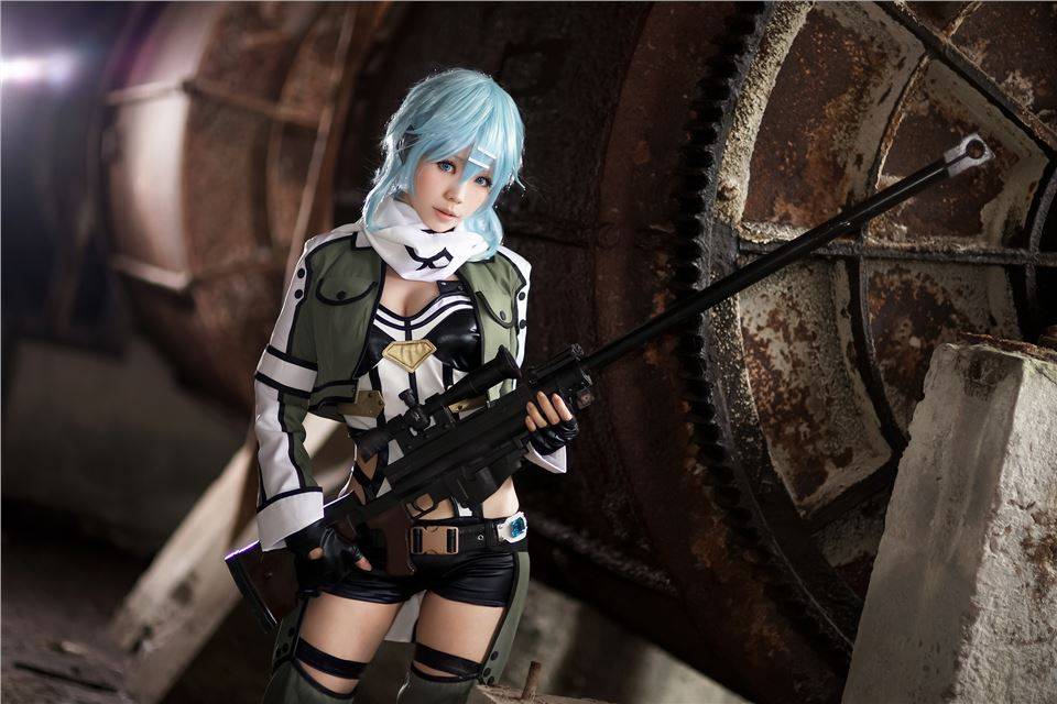 【cosplay】[Ely] 刀剑神域 诗乃(图7)