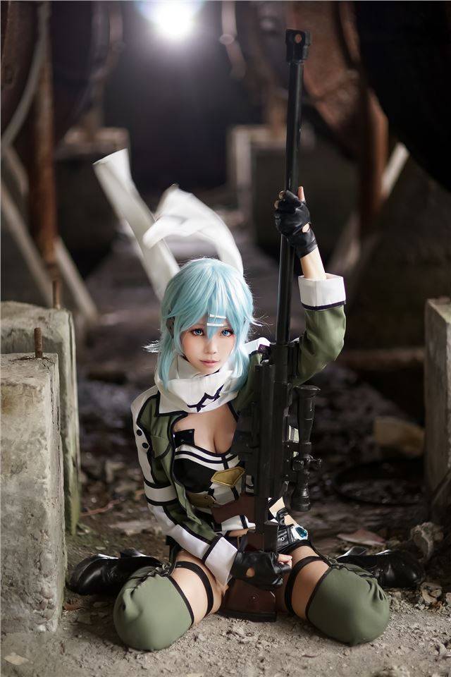 【cosplay】[Ely] 刀剑神域 诗乃(图5)