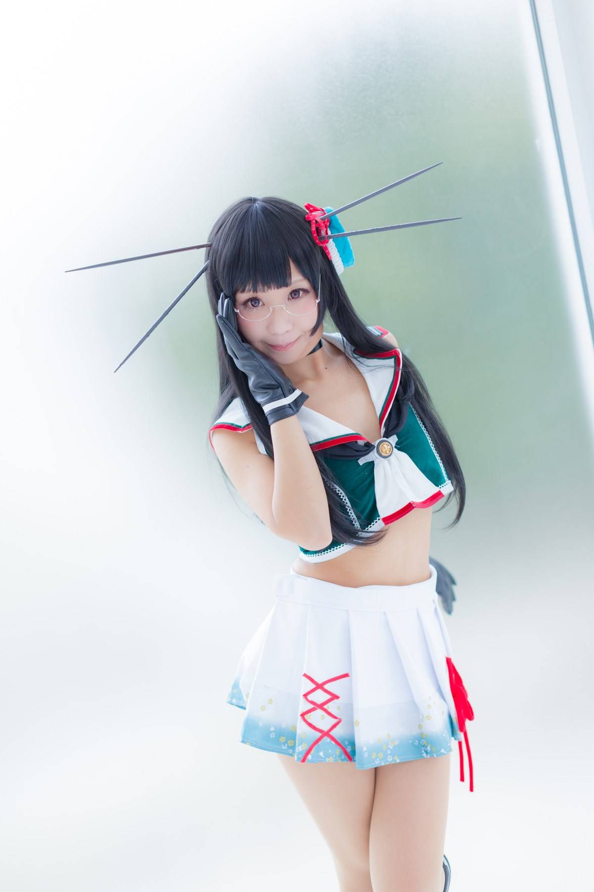 【cosplay】 (穴子、铃音さくら)] 梨形身材？(图3)