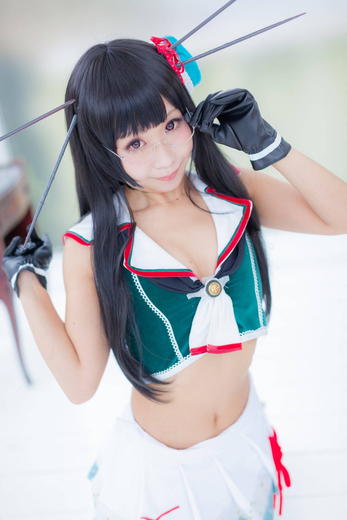 【cosplay】 (穴子、铃音さくら)] 梨形身材？(图5)