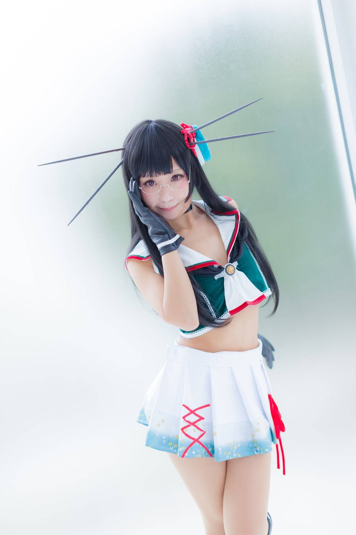 【cosplay】 (穴子、铃音さくら)] 梨形身材？(图4)