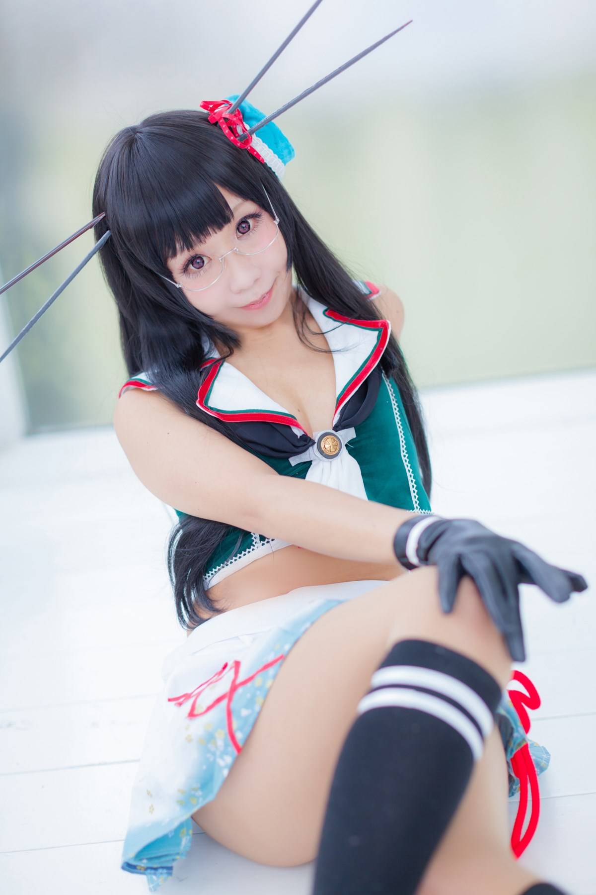 【cosplay】 (穴子、铃音さくら)] 梨形身材？(图2)