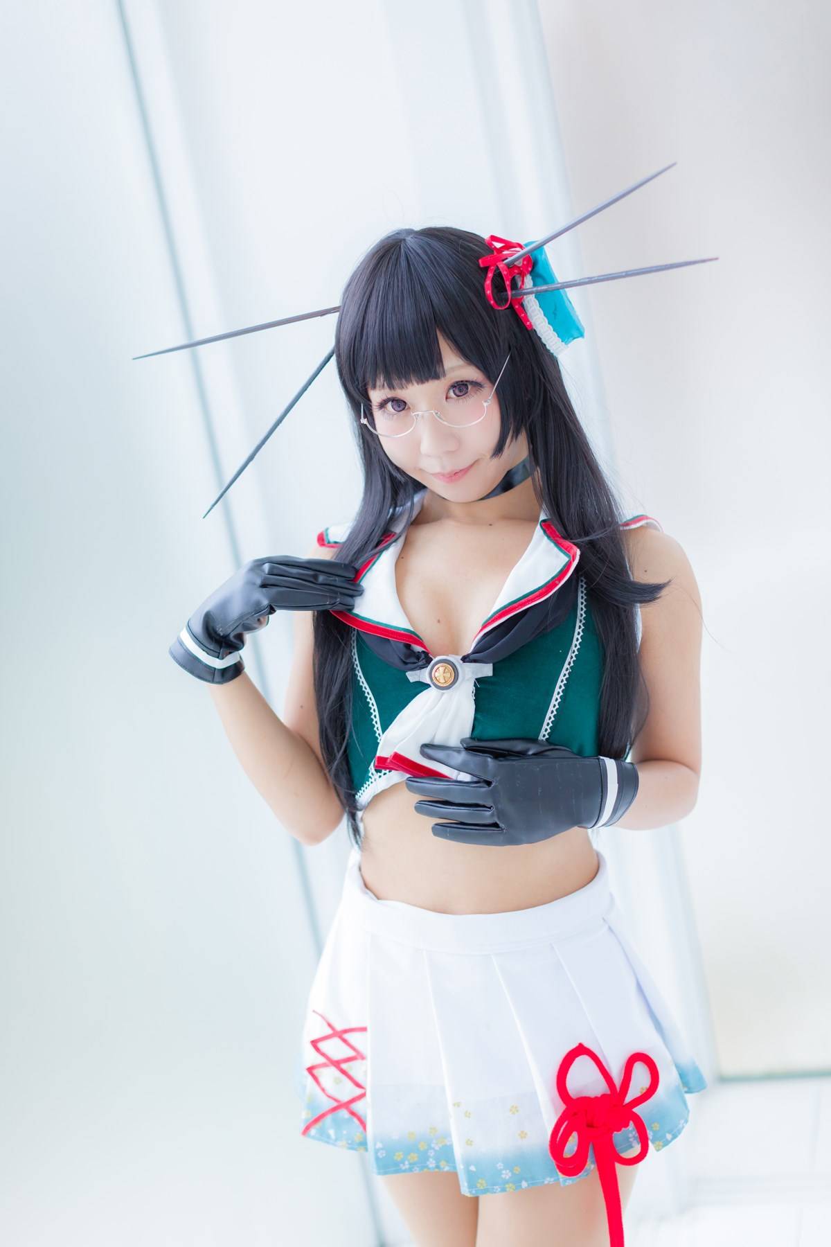 【cosplay】 (穴子、铃音さくら)] 梨形身材？(图6)