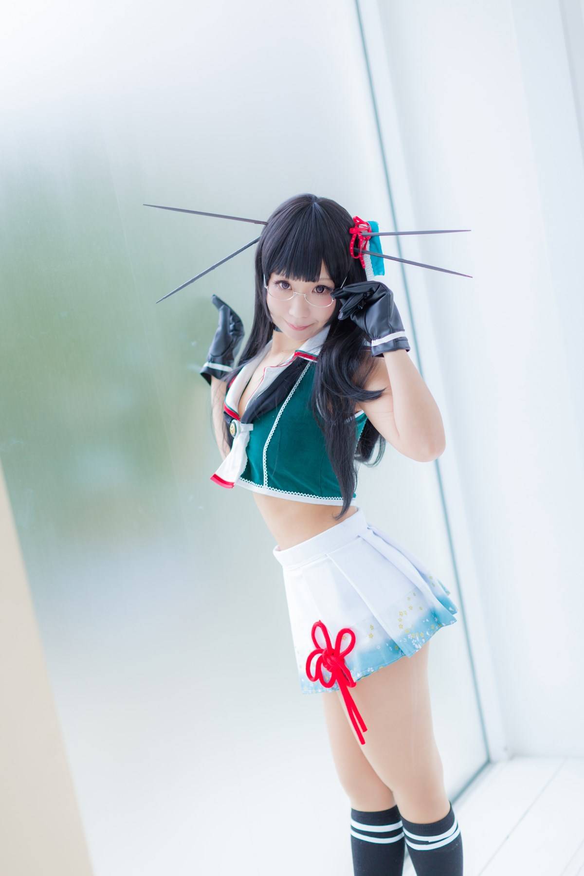 【cosplay】 (穴子、铃音さくら)] 梨形身材？(图7)