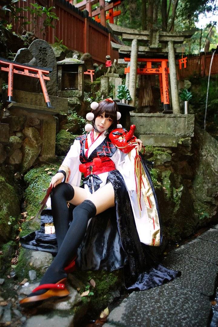 【cosplay】[Ely] Ely x Touhou Red Maple(图9)