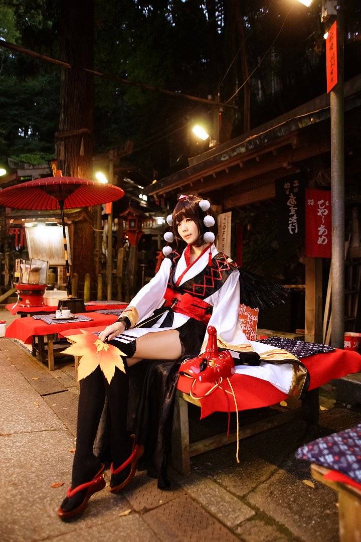【cosplay】[Ely] Ely x Touhou Red Maple(图10)