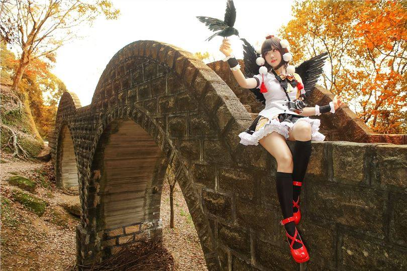 【cosplay】[Ely] Ely x Touhou Red Maple(图7)