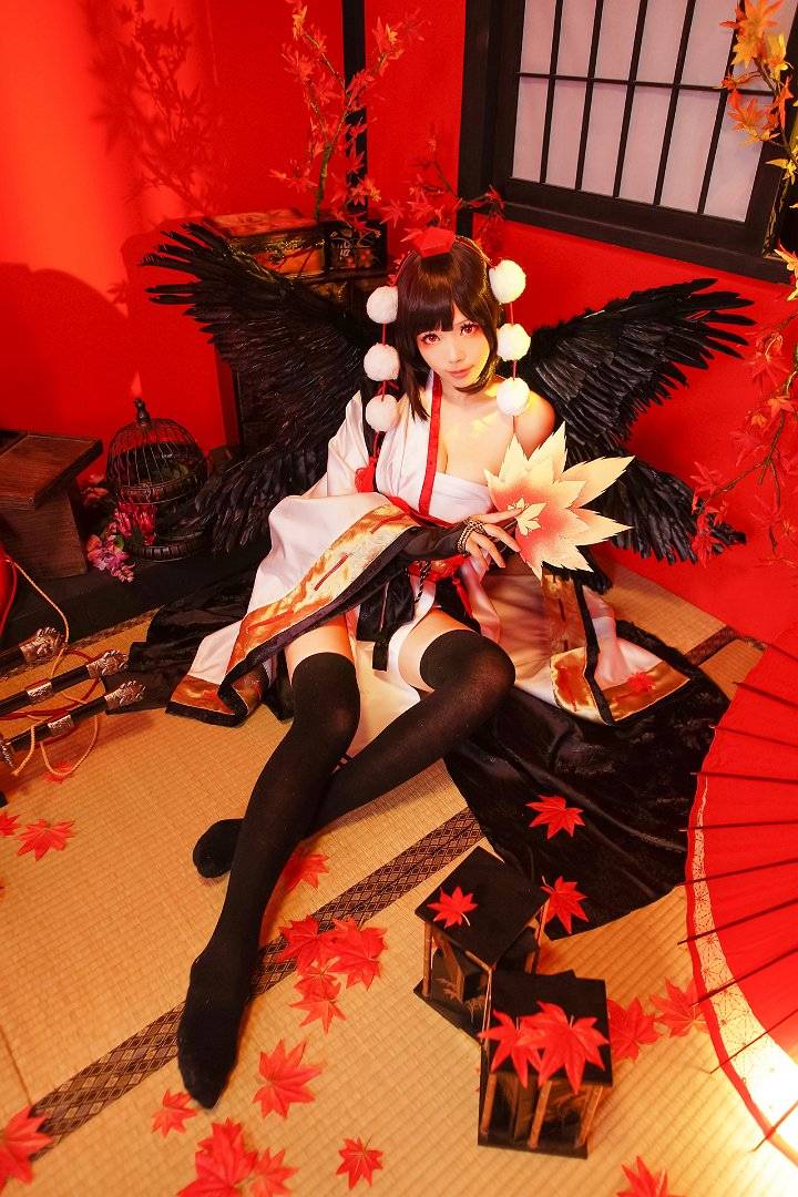 【cosplay】[Ely] Ely x Touhou Red Maple(图8)