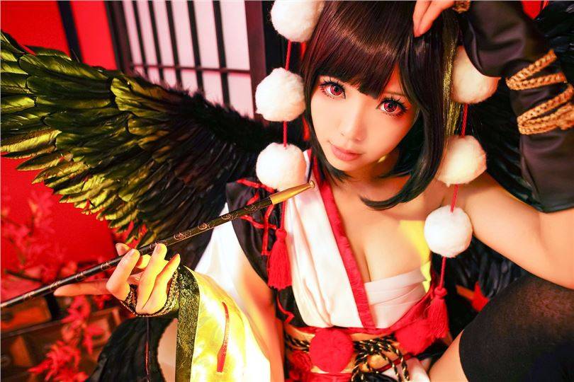 【cosplay】[Ely] Ely x Touhou Red Maple(图4)