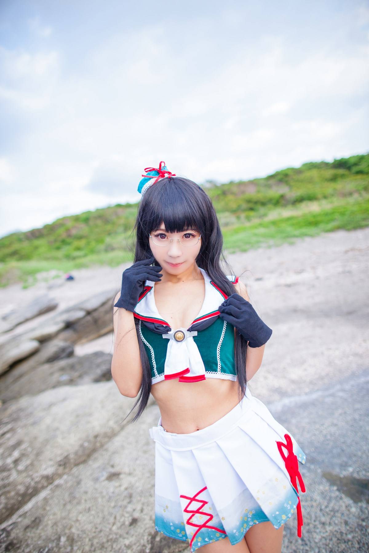 【cosplay】[にんげんっていいな (穴子、铃音さくら)] 高雄型抜锚准备 1(图8)