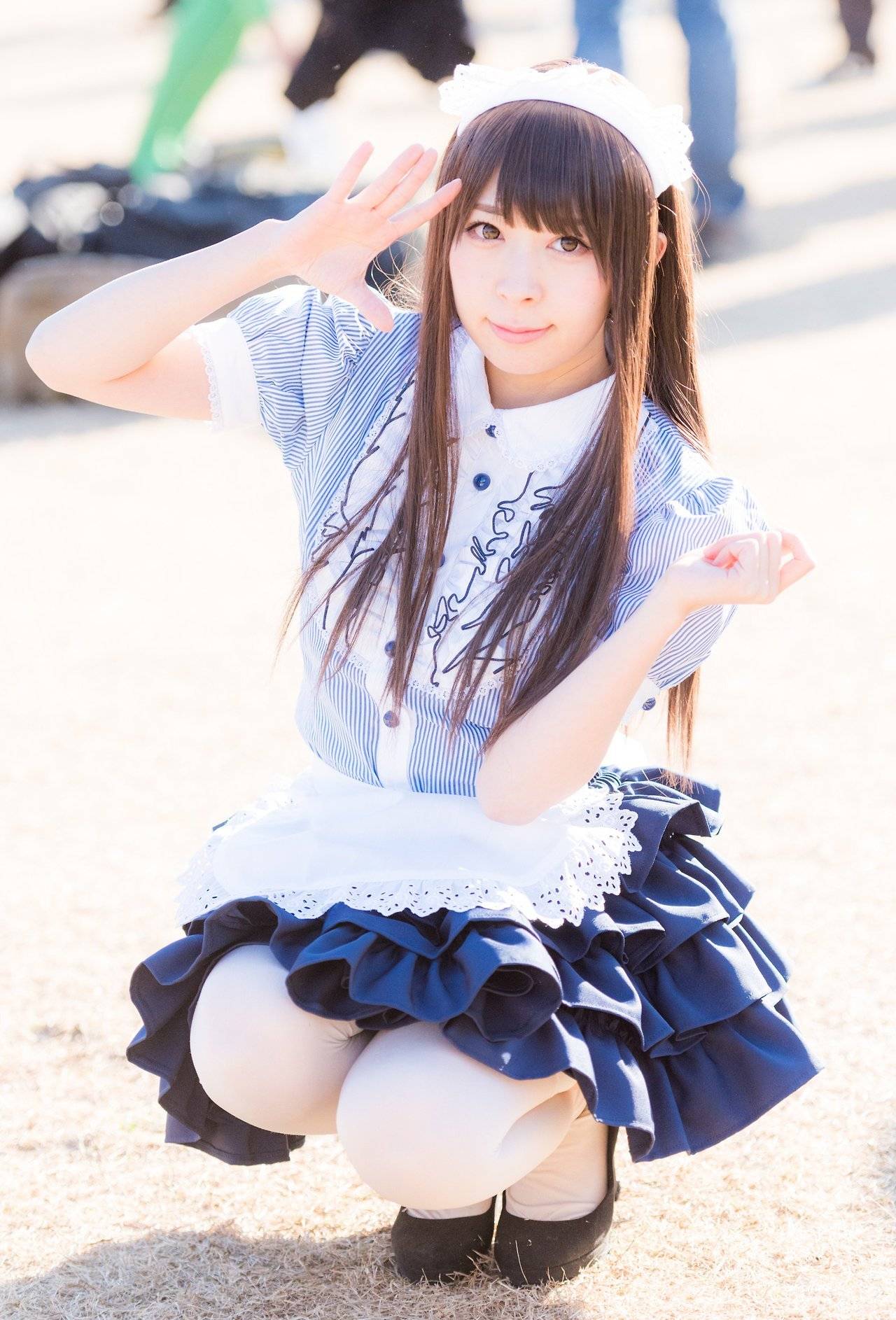 【cosplay】女仆装场照返图(图5)