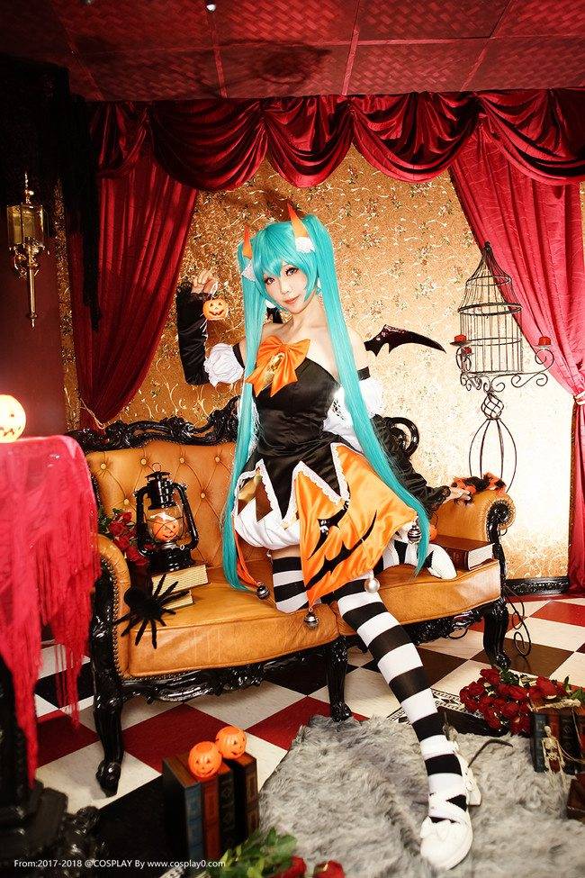 ElyEE子萝莉双马尾初音未来无下限Cosplay美女(图7)