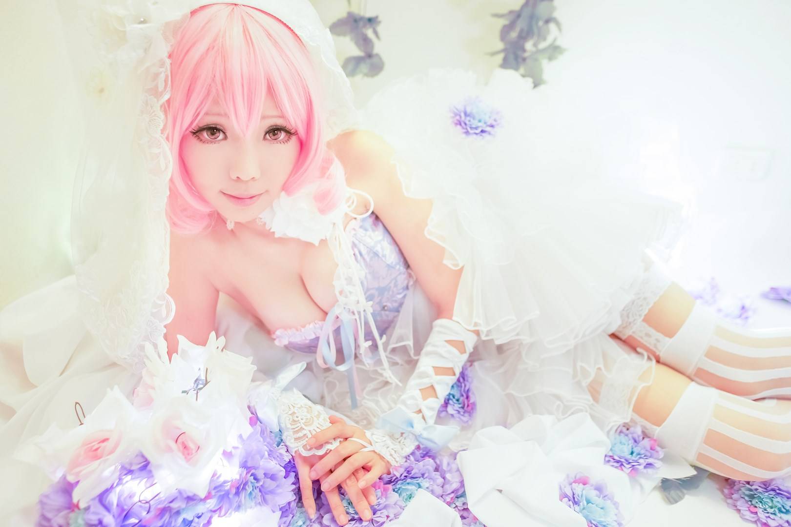 【cosplay】西行寺幽幽子 花嫁(图10)