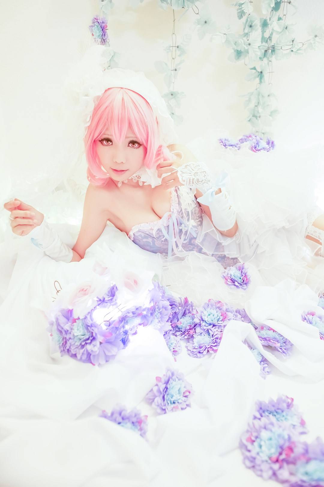 【cosplay】西行寺幽幽子 花嫁(图1)