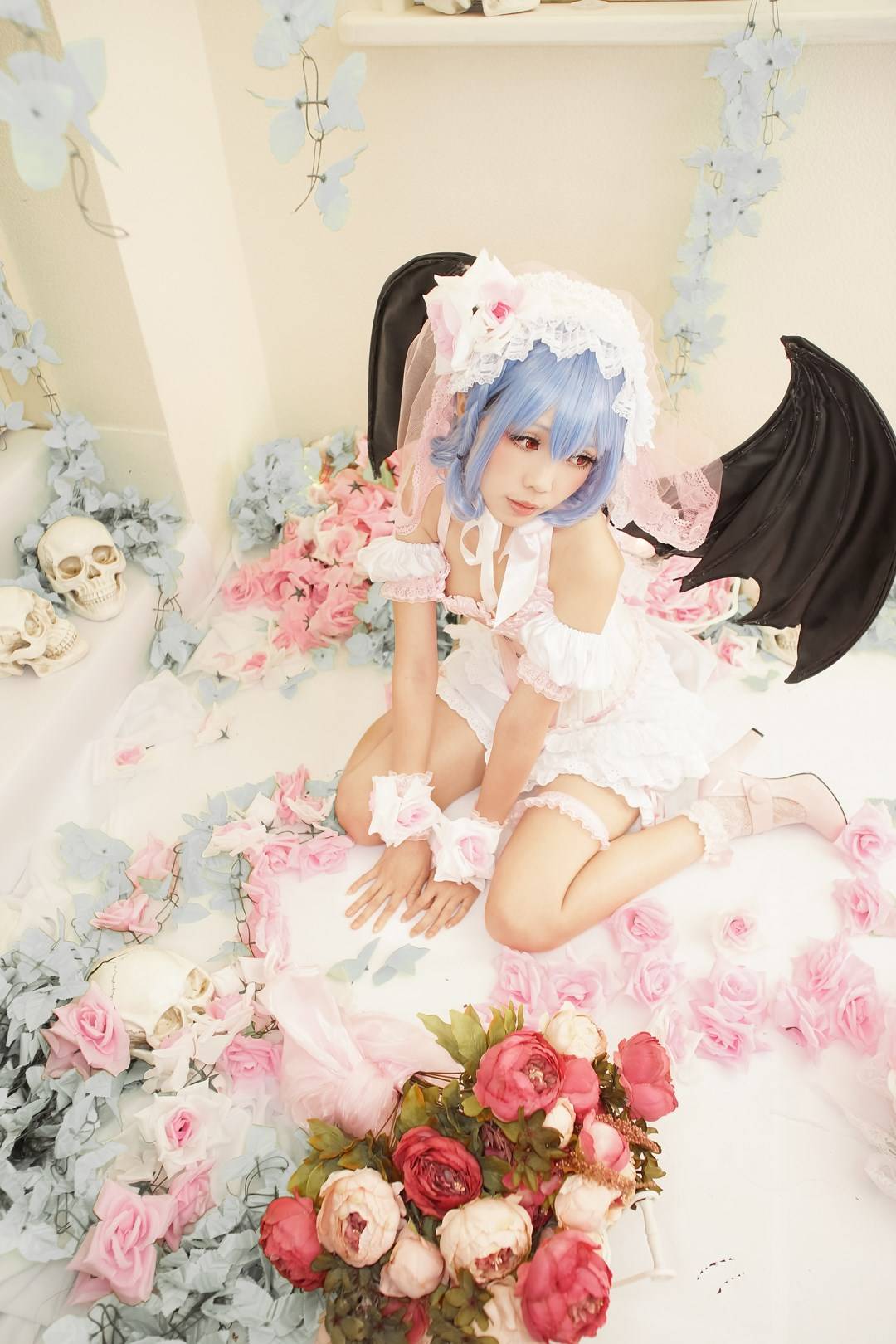 【cosplay】[Ely] 东方千夜梦 蕾米莉亚.斯卡蕾特(图7)