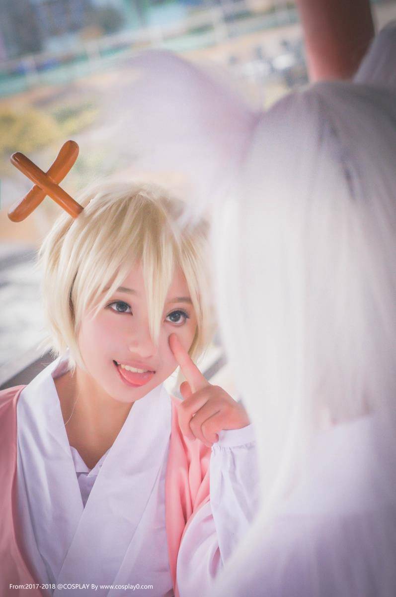 夏目友人帐辰未小玉Cos兽耳和服萝莉美女(图3)