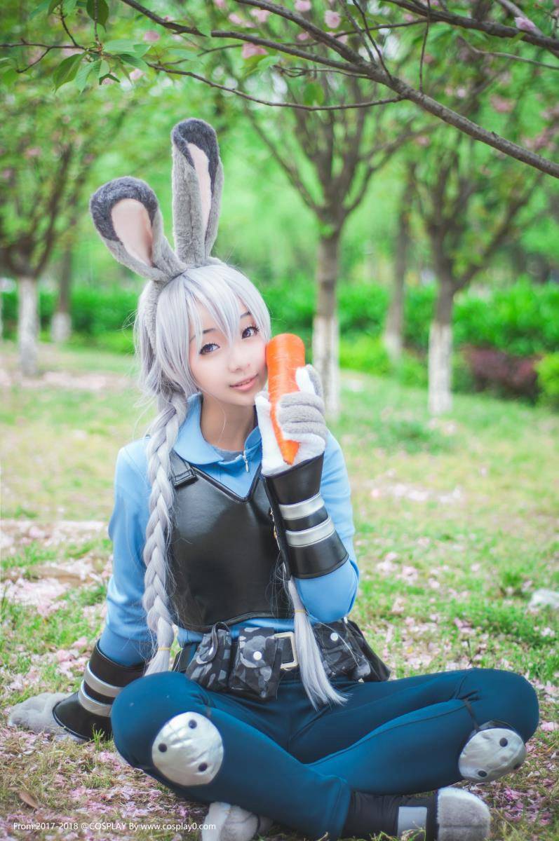 疯狂动物城朱迪警服Cosplay(图5)