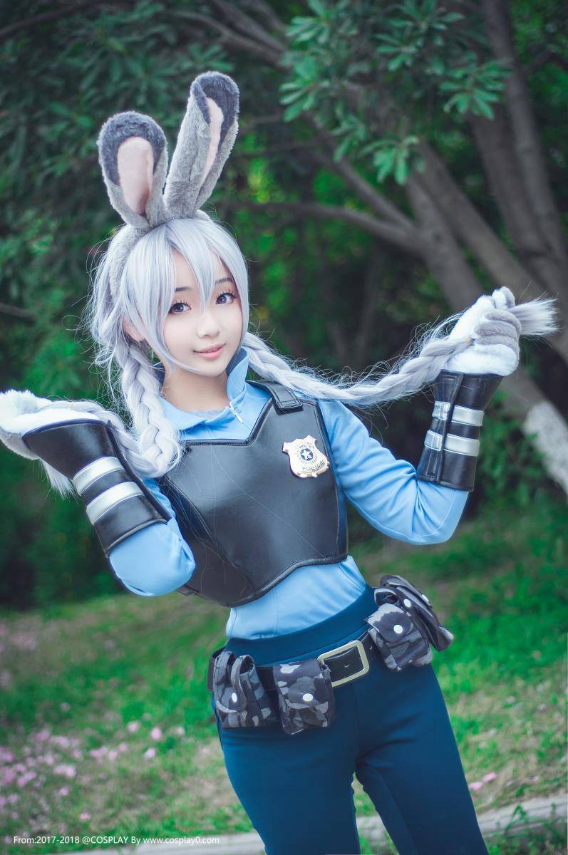 疯狂动物城朱迪警服Cosplay(图4)