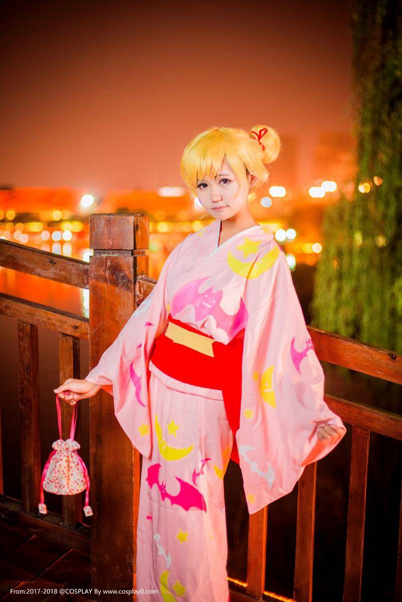 物语系列忍野忍可爱萝莉浴衣Cosplay图片(图4)