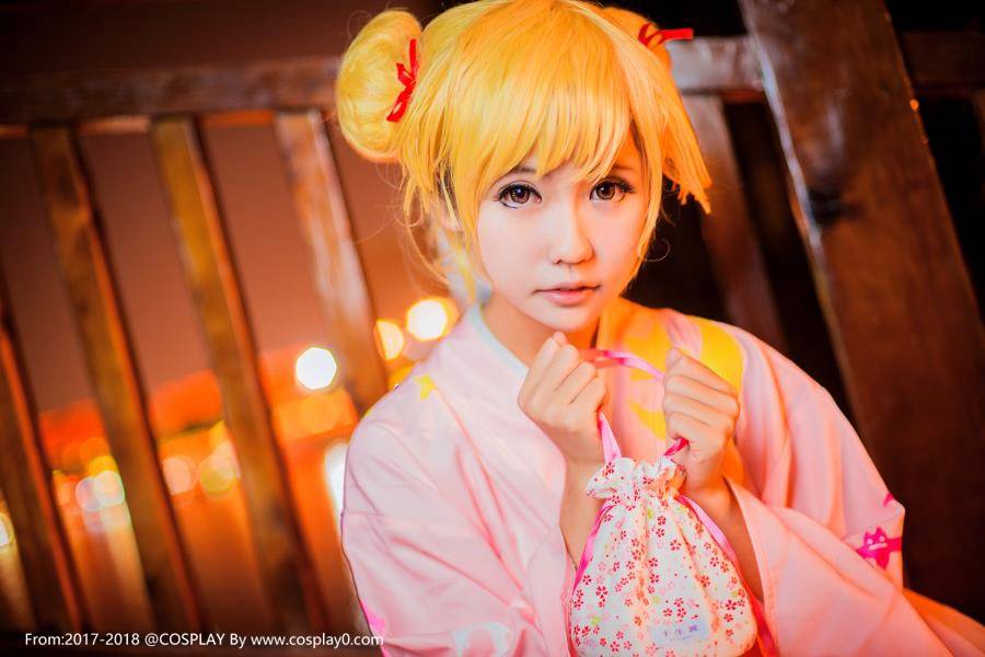 物语系列忍野忍可爱萝莉浴衣Cosplay图片(图8)