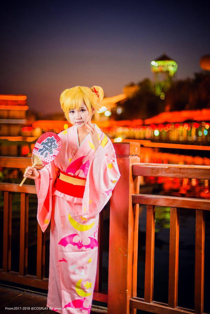 物语系列忍野忍可爱萝莉浴衣Cosplay图片(图3)