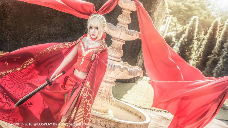 可爱萌妹子Joean-夜夜_尼禄·克劳狄乌斯Cosplay图片(图3)