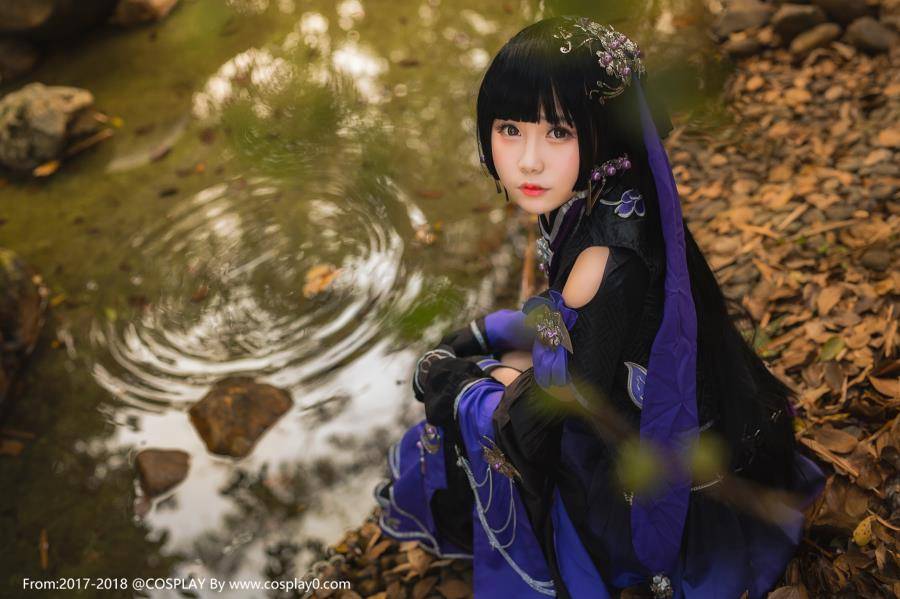 Joean-夜夜_剑网3古风万花萝莉Cos写真图片(图3)