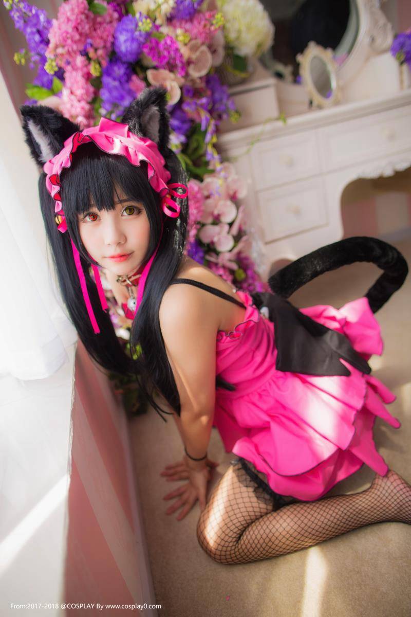 Joean-夜夜_色气满满时崎狂三猫咪Cosplay写真图片(图2)