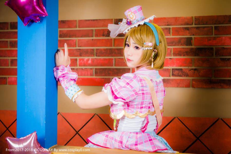 二次元萌妹子Cosplay小泉花阳洋装萝莉图片(图9)