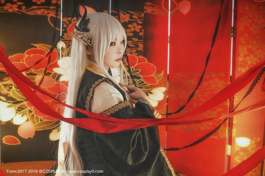 Fate/Grand Order萌妹子和服清姬Cos美女图片(图7)