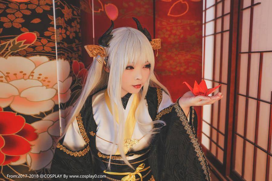 Fate/Grand Order萌妹子和服清姬Cos美女图片(图11)