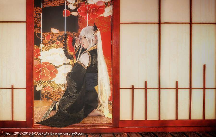 Fate/Grand Order萌妹子和服清姬Cos美女图片(图10)