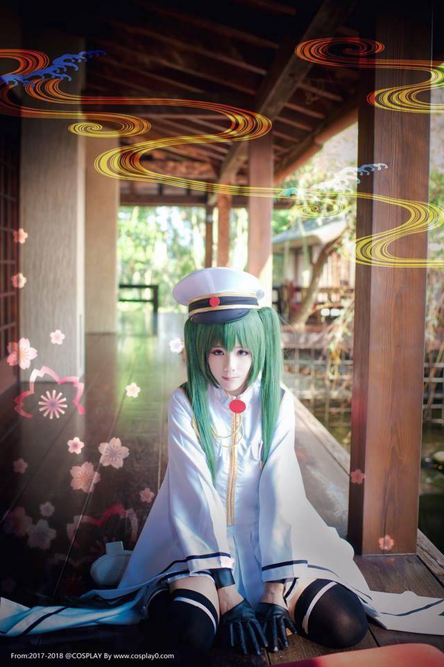 ACG双马尾萝莉小学生初音未来Cosplay美女写真图片(图10)